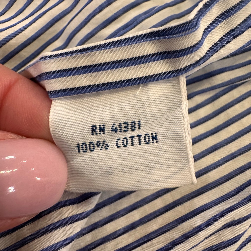 Ralph Lauren Classic Fit Striped Oxford Shirt Preppy Old Money Mens Sz 19 2XL - Picture 12 of 12